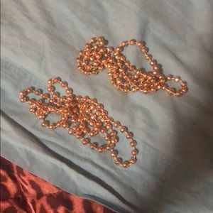 🦋Gold Bead necklaces